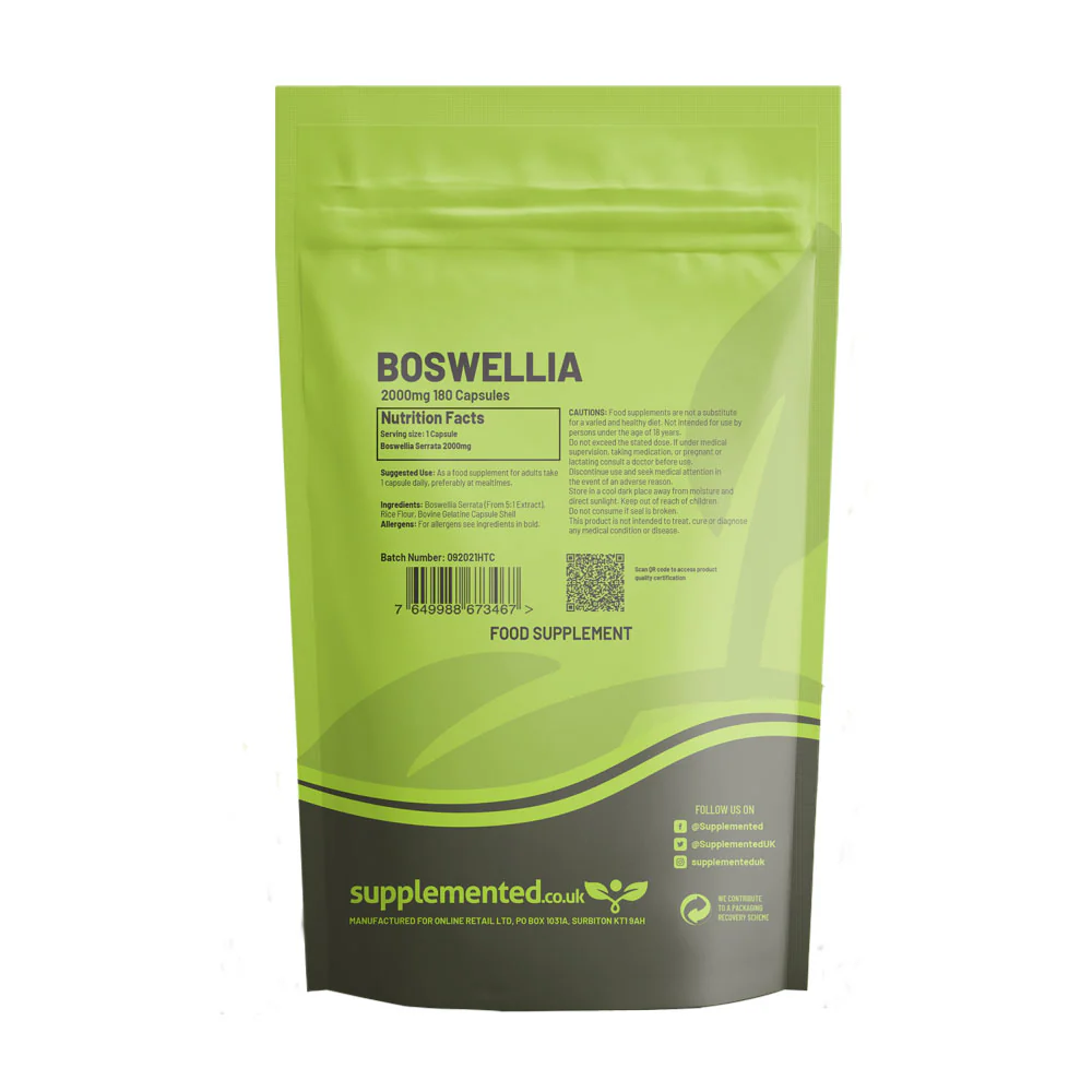 Boswellia 2000mg Capsules - Image 2